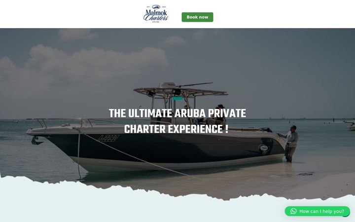 Screenshot of malmokcharters.com