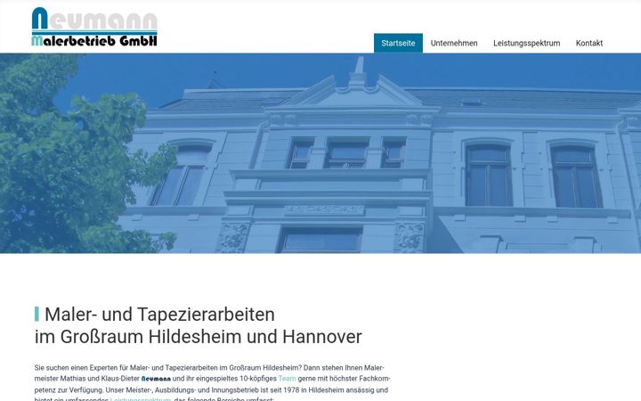 Screenshot of malneu.de