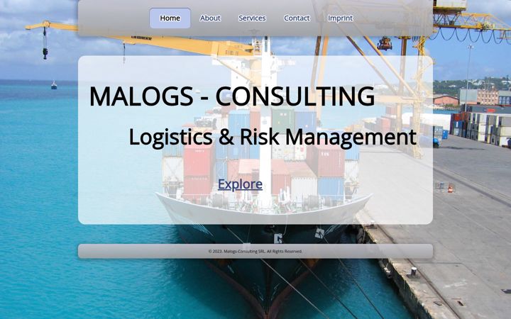 Screenshot of malogs-consulting.com