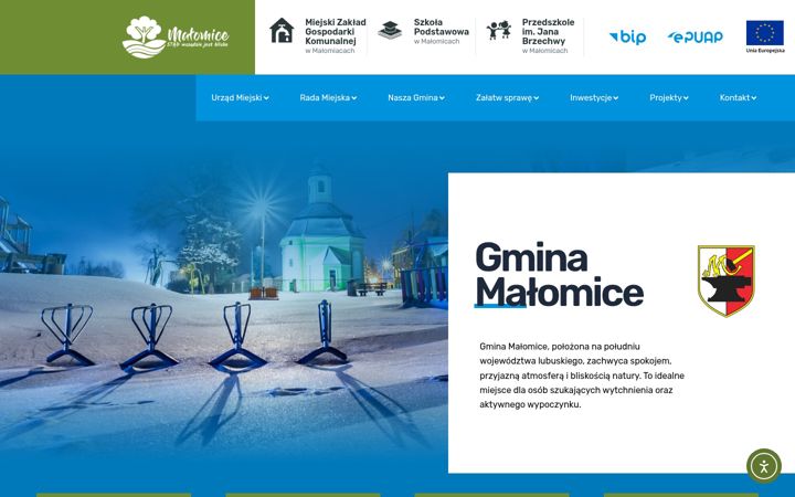 Screenshot of malomice.pl
