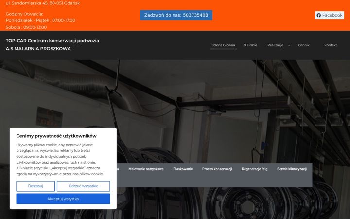Screenshot of malowaniegdansk.pl