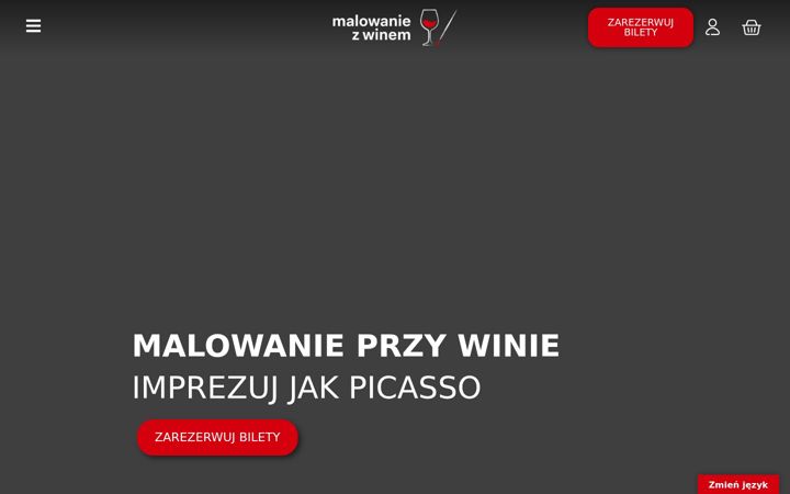 Screenshot of malowaniezwinem.pl