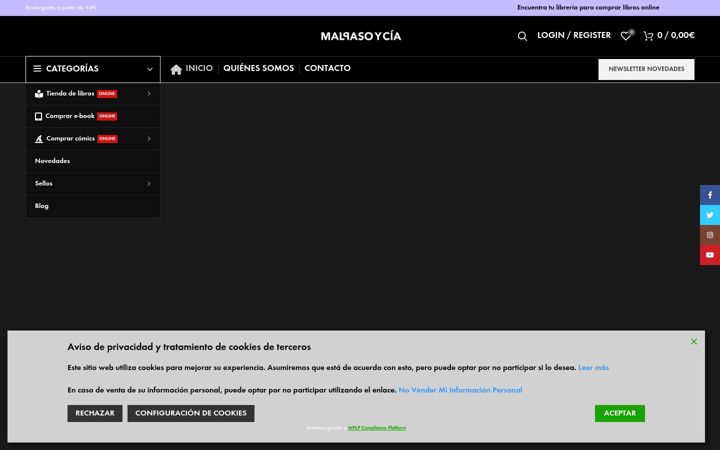 Screenshot of malpasoycia.com