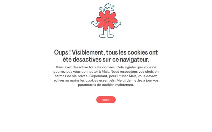 Screenshot of malt.fr