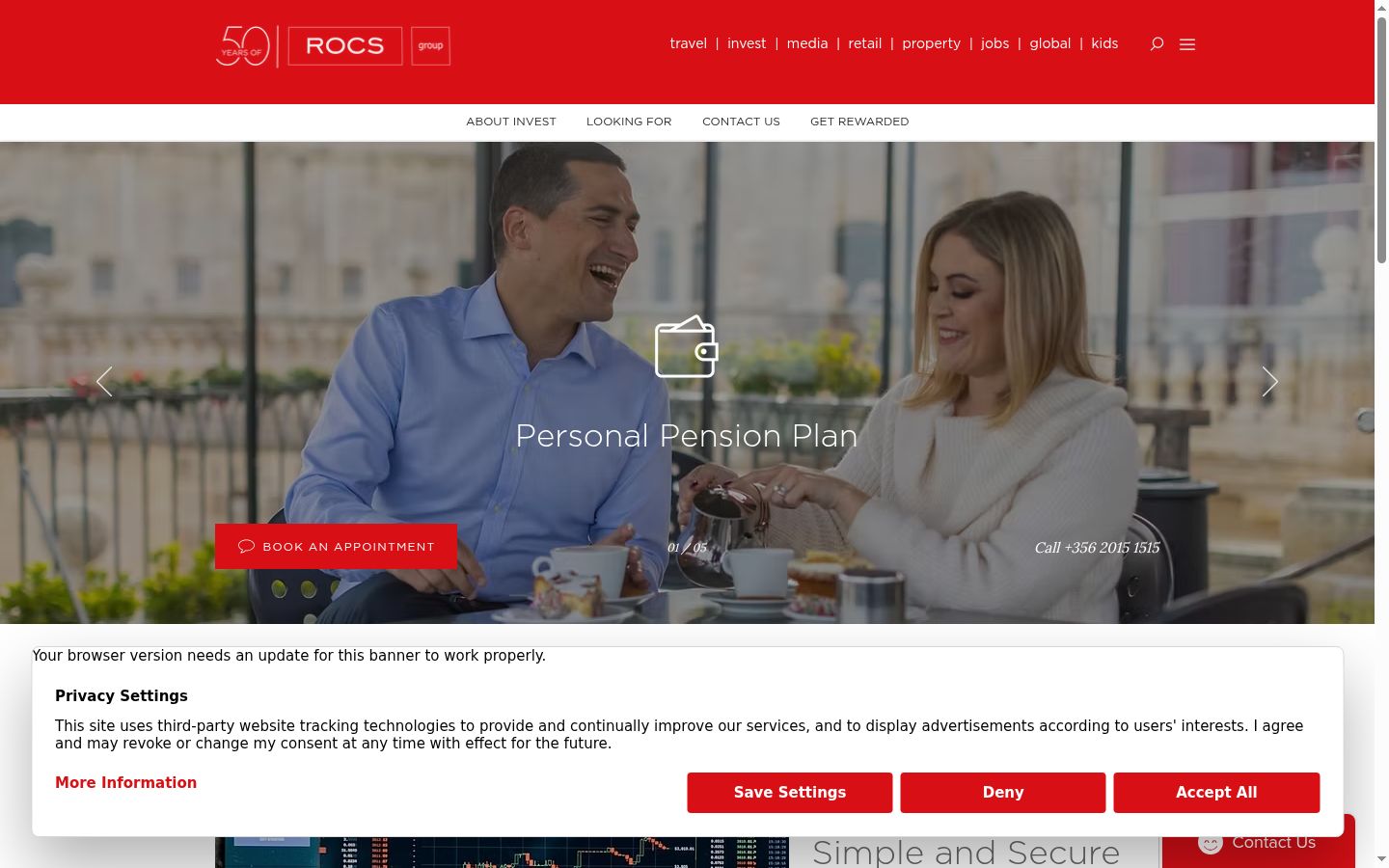 Sutikimo reklamjuostės, rodytos prieš bet kokią sąveiką, ekrano kopija