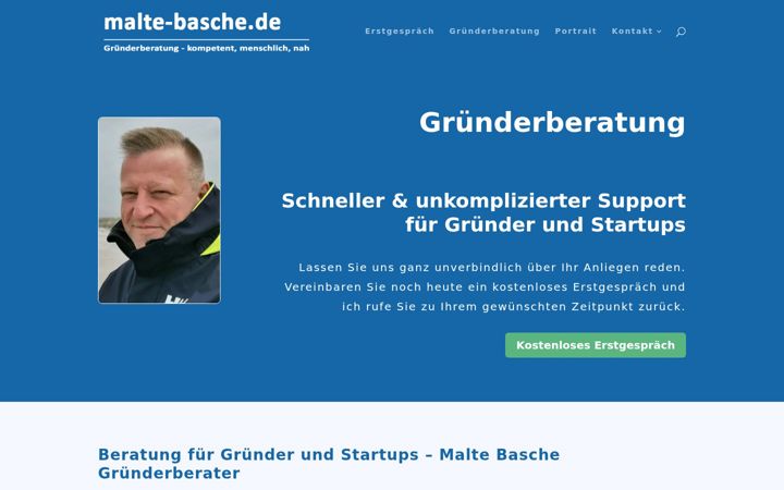 Screenshot of malte-basche.de