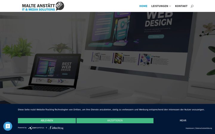 Screenshot of malteanstaett.de