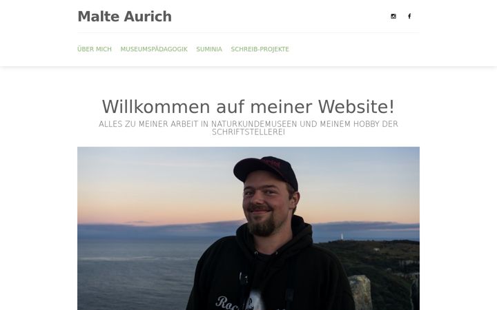 Screenshot of malteaurich.de