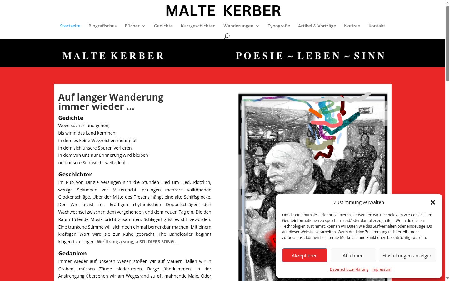 Screenshot tal-banner tal-kunsens muri qabel kwalunkwe interazzjoni