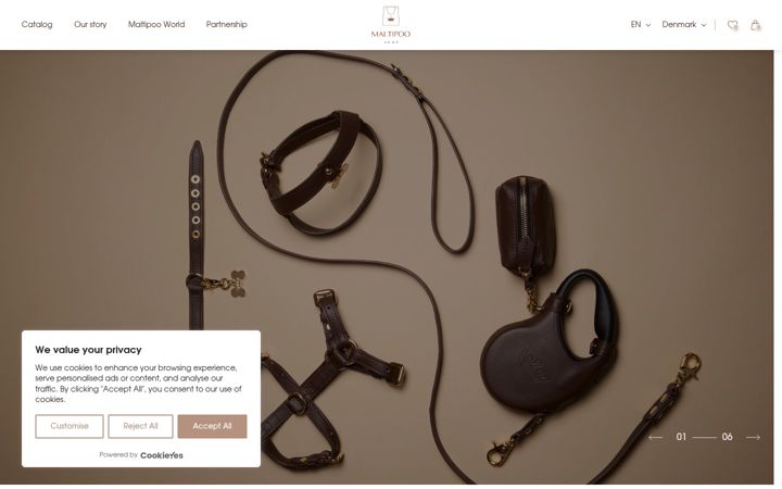 Screenshot of maltipooshop.com