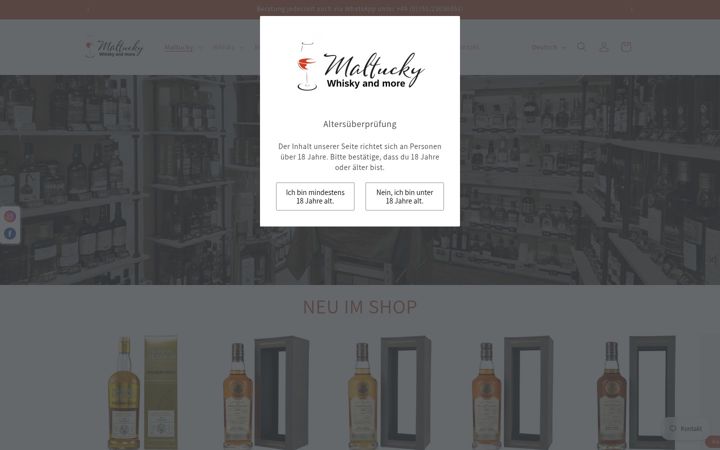 Screenshot of maltucky.com
