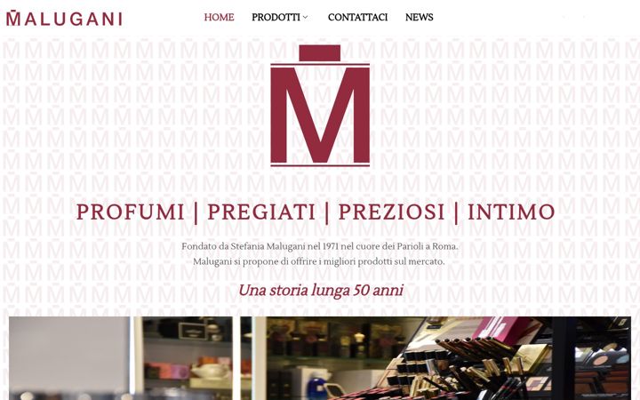 Screenshot of maluganiroma.it