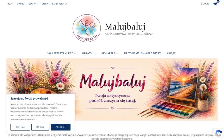 Screenshot of malujbaluj.pl