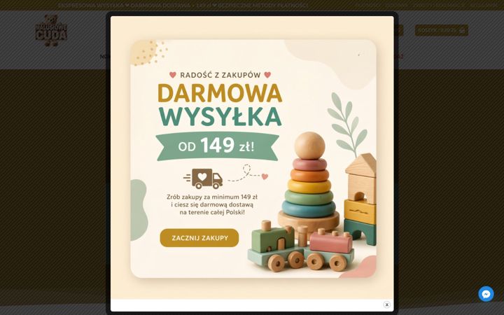 Posnetek zaslona malusiowecuda.pl