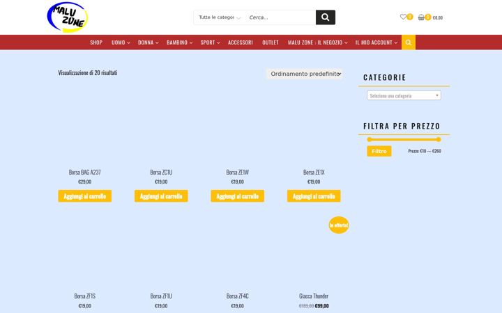 Screenshot of maluzone.com
