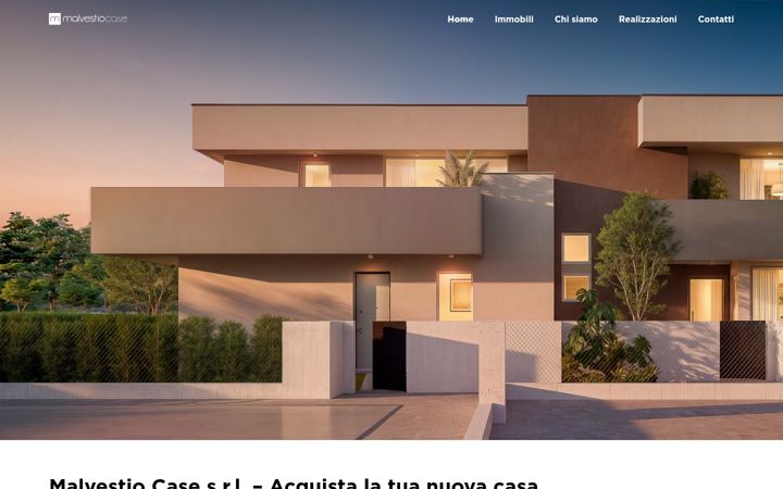 Screenshot of malvestiocase.it