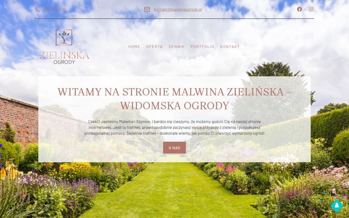 Képernyőkép: malwinaogrody.pl