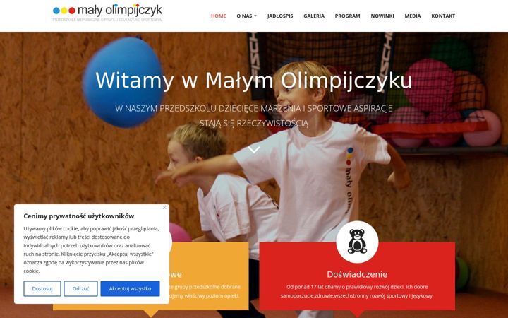 Screenshot of malyolimpijczyk.pl
