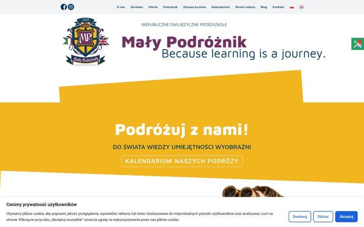 Screenshot of malypodroznik.edu.pl