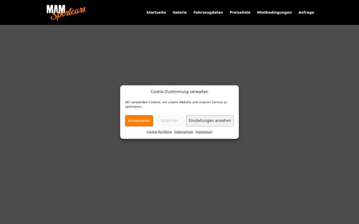 Screenshot of mam-sportcars.de