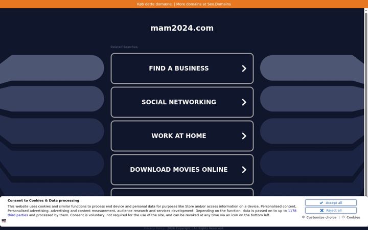 Screenshot of mam2024.com