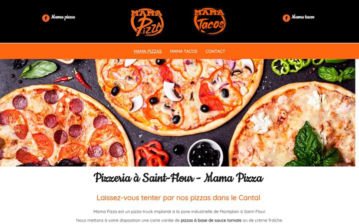 Screenshot of mama-pizzas.fr