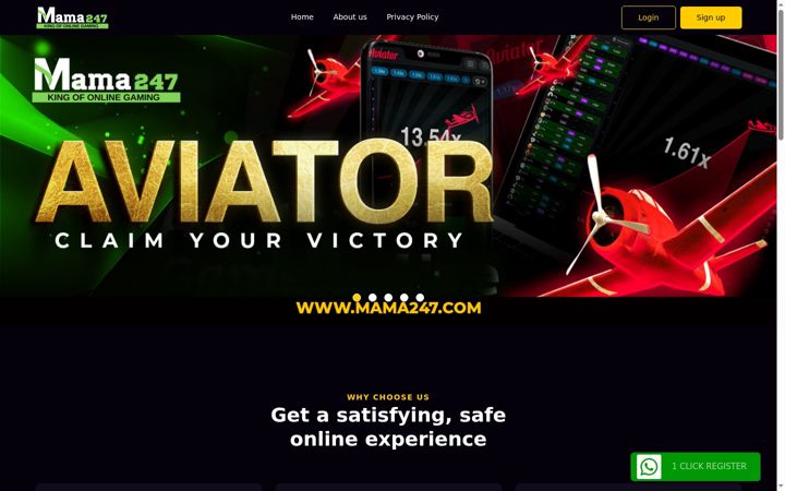 Screenshot of mama247.online