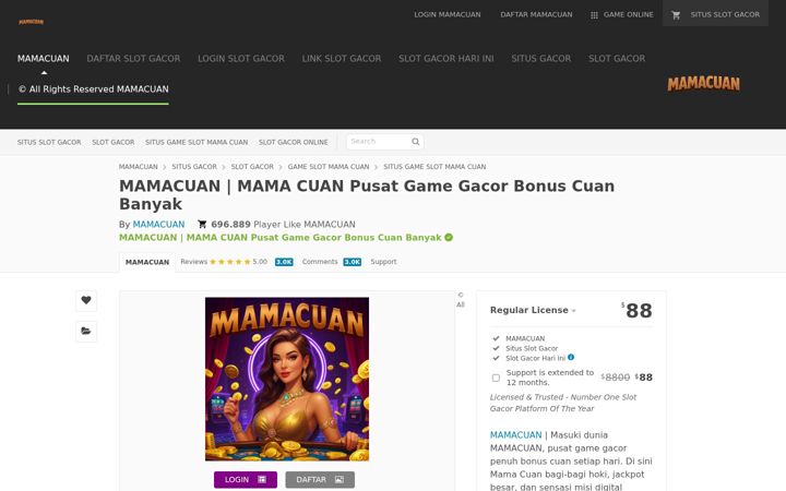 Screenshot di mamacuan.com
