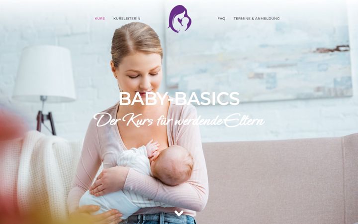 Screenshot of mamaeasy.ch