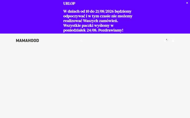 Screenshot of mamahood.pl