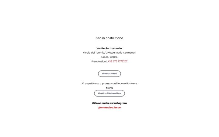 Screenshot of mamaioa.it