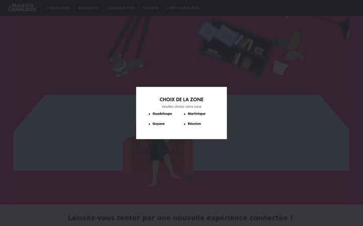 Screenshot of mamaisoncanalbox.com