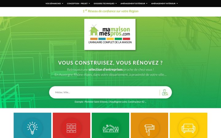 Screenshot of mamaisonmespros.com