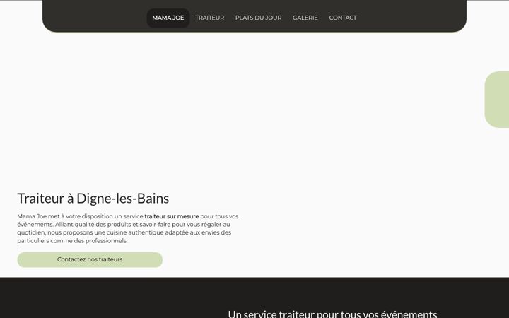 Screenshot of mamajoe.fr