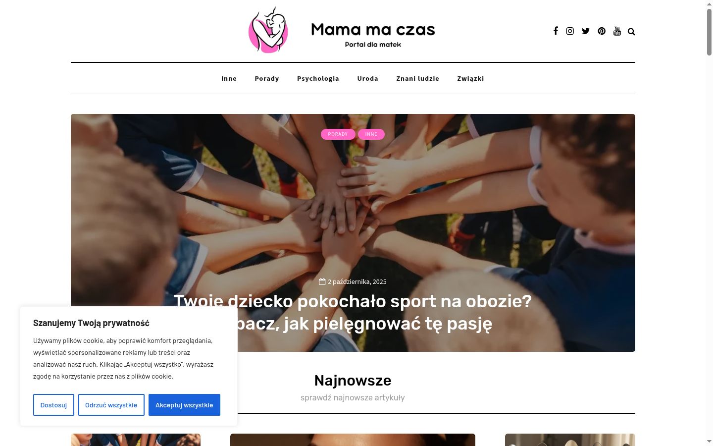 Snímek obrazovky baneru souhlasu zobrazeného před jakoukoli interakcí