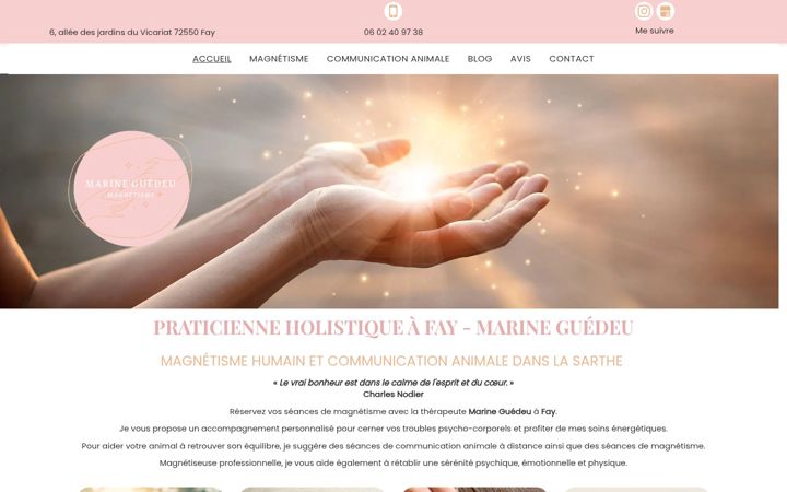 Screenshot of mamanmagnetise.fr