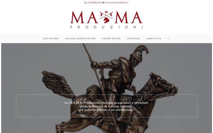 Screenshot of mamaproduzioni.it