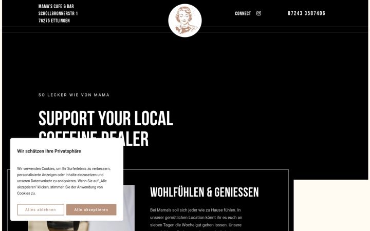 Screenshot of mamas-ettlingen.de