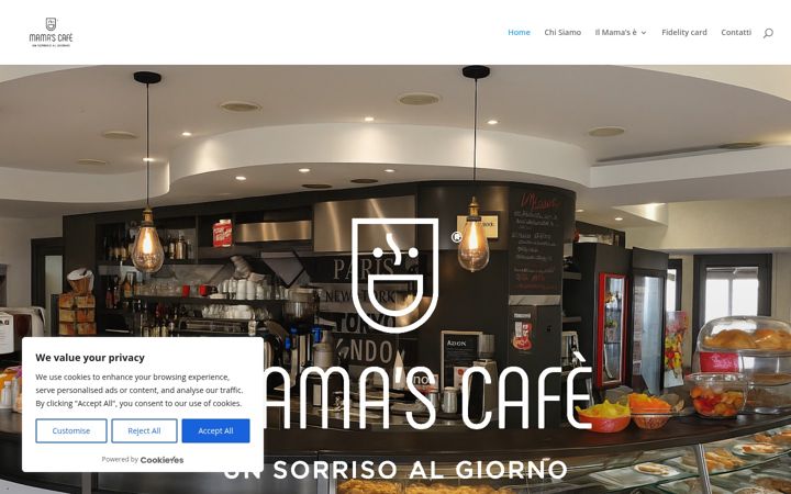 Screenshot of mamascafe.it