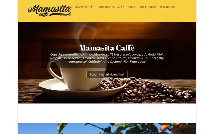 Screenshot of mamasitacaffe.it