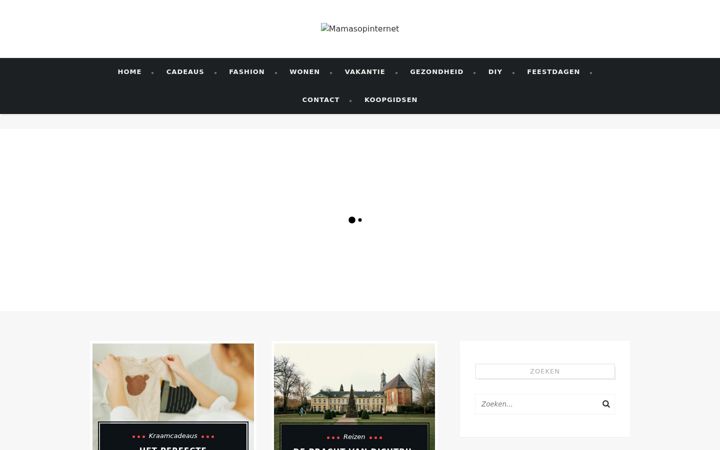 Screenshot of mamasopinternet.nl