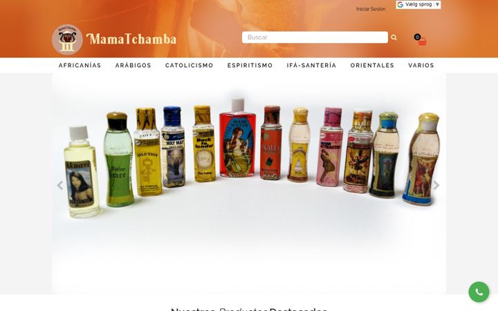 Screenshot of mamatchamba.com