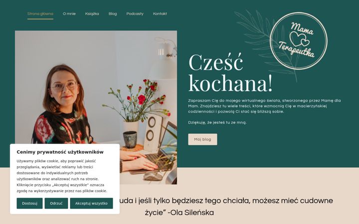 Screenshot of mamaterapeutka.pl