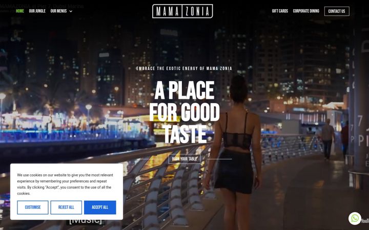 Screenshot of mamazoniadubai.com