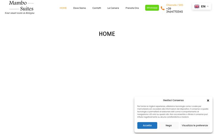 Screenshot of mambosuites.it