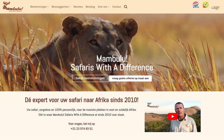 Screenshot of mambulu.com