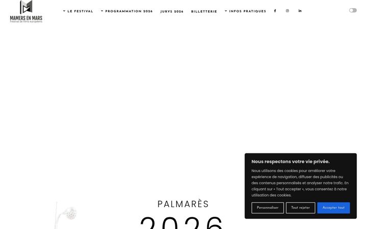 Screenshot of mamers-en-mars.com