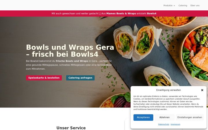 Screenshot of mames-gera.de