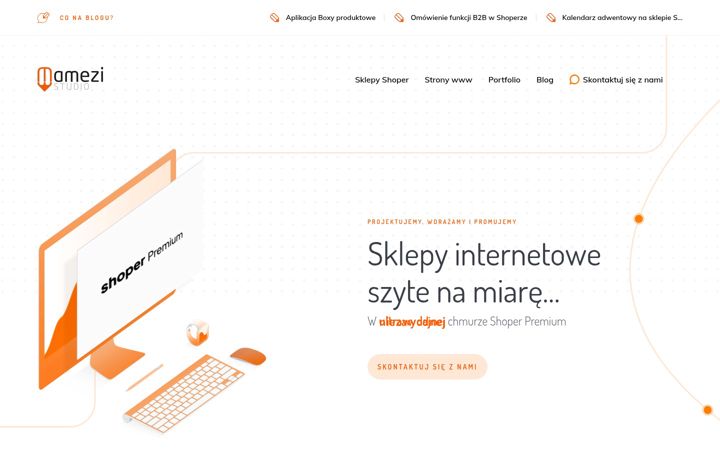 Zrzut ekranu mamezi.pl