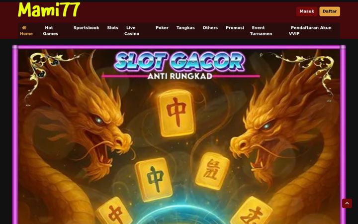 Screenshot of mami77.net